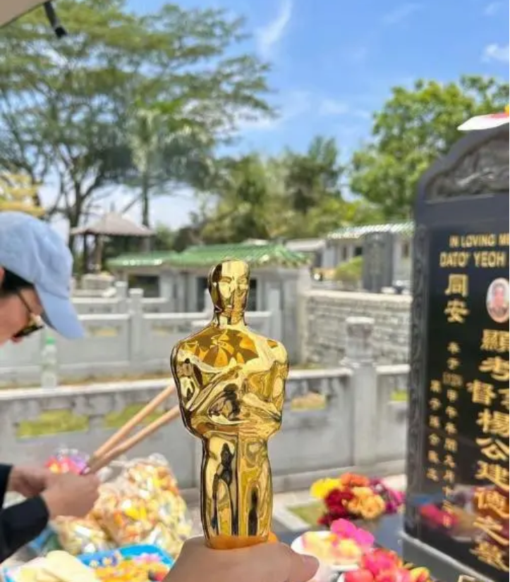 杨紫琼带小金人去扫墓，从墓碑上看碑文有哪些讲究？